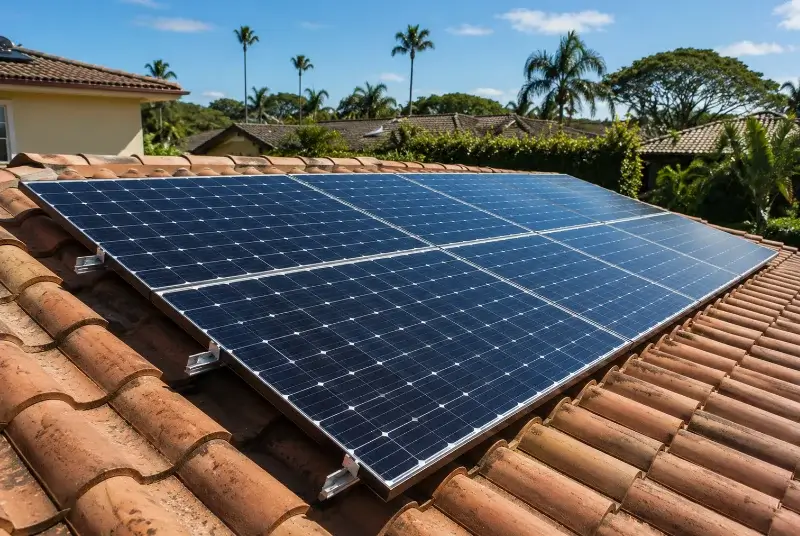 Installation de panneaux solaires à Mazerolles